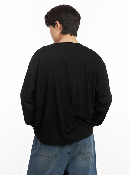 Men's Essential Long Sleeve Shirt IJ517