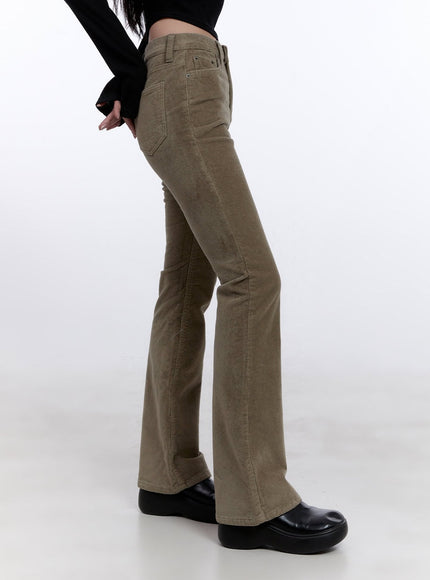 thermal-slim-fit-bootcut-pants-cj513