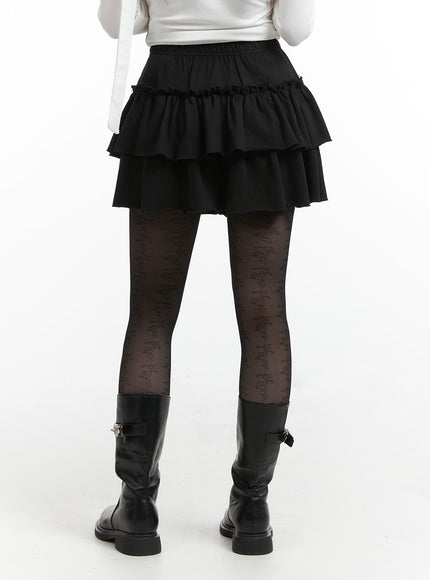 frill-layered-mini-skirt-ij410