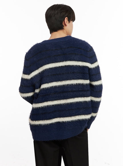 mens-striped-angora-blend-cardigan-ij517