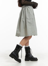 solid-flare-cargo-midi-skirt-cm425