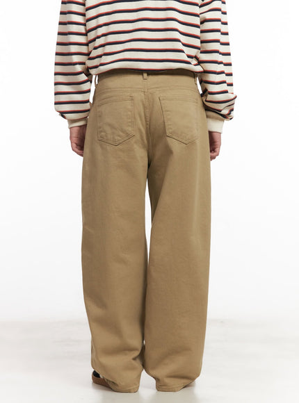 Men's Wide-Fit Cotton Pants IM514