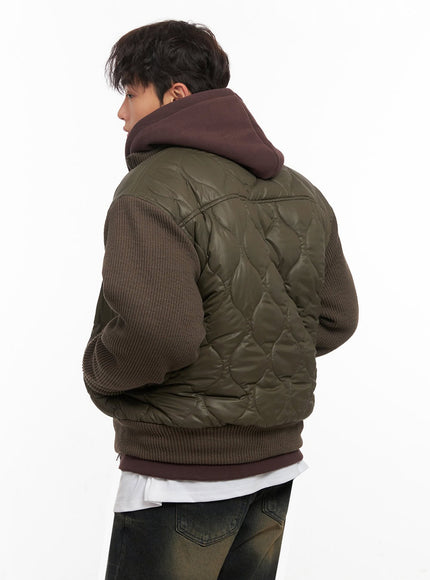 mens-knit-sleeve-quilted-bomber-jacket-id427