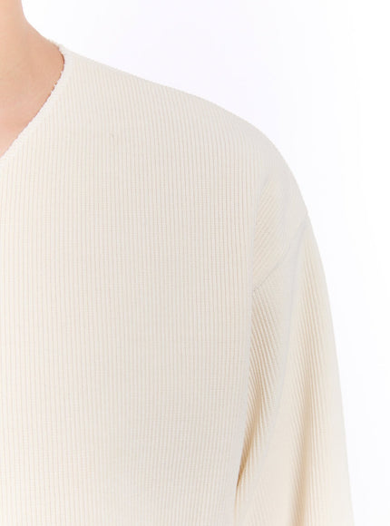 Men's Oversized V-Neck Sweater IM512