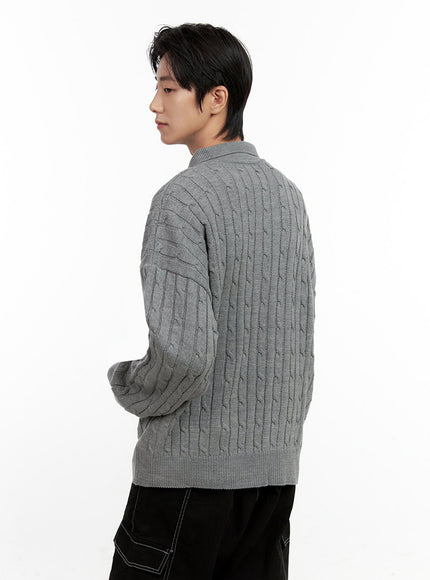 mens-cable-knit-buttoned-sweater-in411