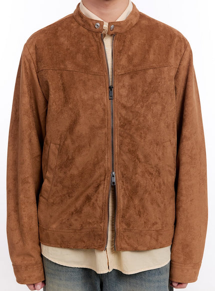 Men's Suede Biker Jacket IM512