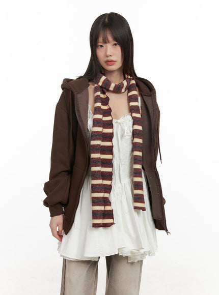 lettuce-hem-striped-scarf-cd426