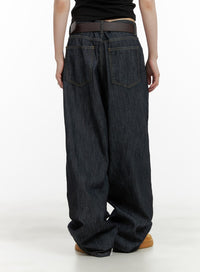 pintuck-baggy-jeans-unisex-ca418