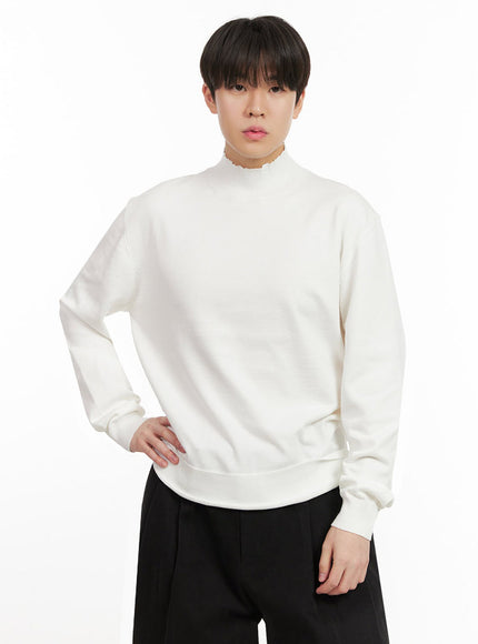 Men's Mock Neck Sweater IJ517