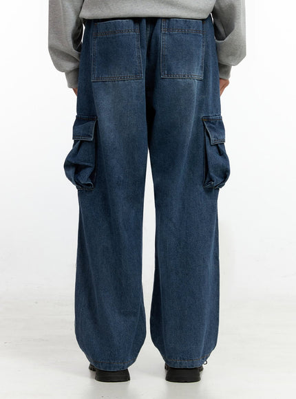 mens-cargo-pocket-wide-leg-jeans-in401