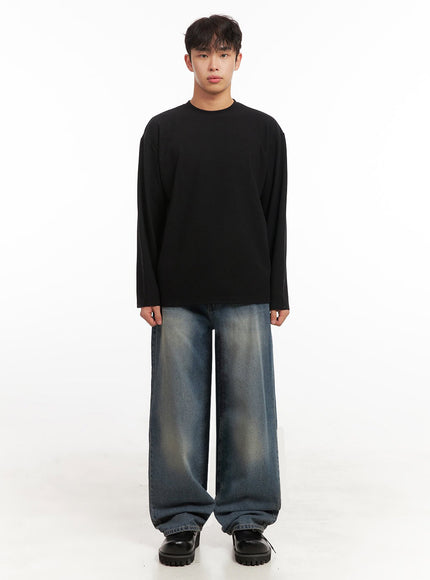 mens-basic-wide-leg-denim-jeans-id427