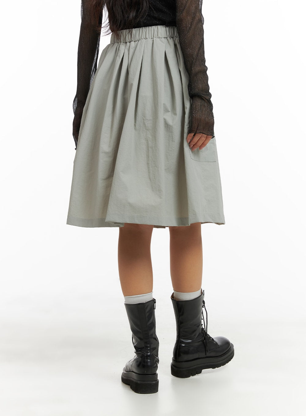 solid-flare-cargo-midi-skirt-cm425