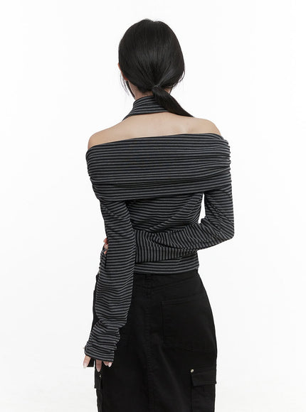 striped-off-shoulder-crop-top-scarf-set-cs430