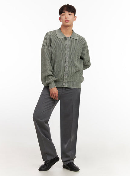 Men's Straight-Leg Slacks Pants IF517