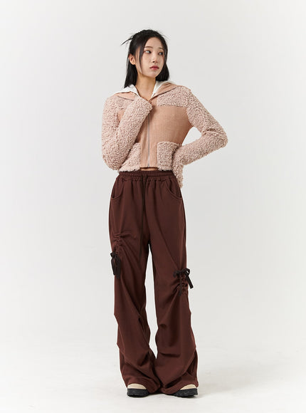 knotted-solid-high-waist-wide-leg-trousers-cd322