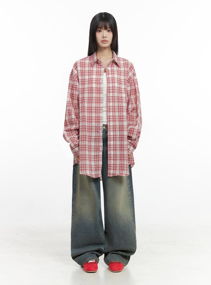 checkered-cotton-oversized-shirt-io430