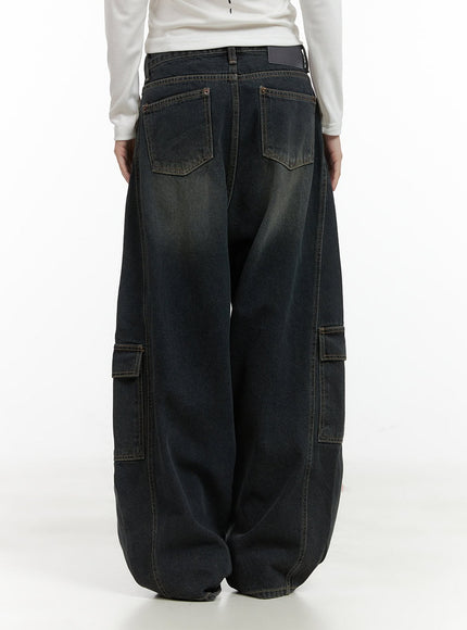 tess-wide-cargo-denim-pants-co410