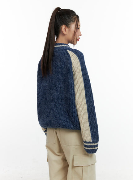 two-tone-zip-up-knit-sweater-cn412