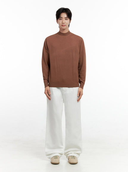 mens-classic-mock-neck-long-sleeve-shirt-in401