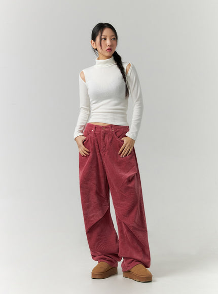 corduroy-pintuck-wide-leg-pants-cd307