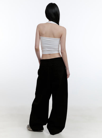 Oversized Comfy Cotton Trousers CJ522