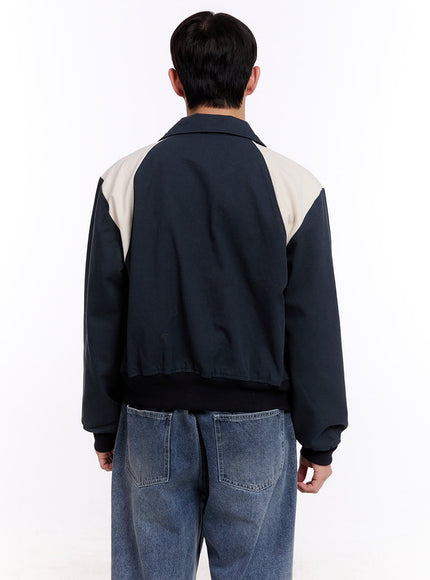 Men's Two-Tone Varsity Jacket IM512