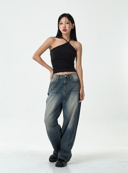 Washed Denim Pants CG10