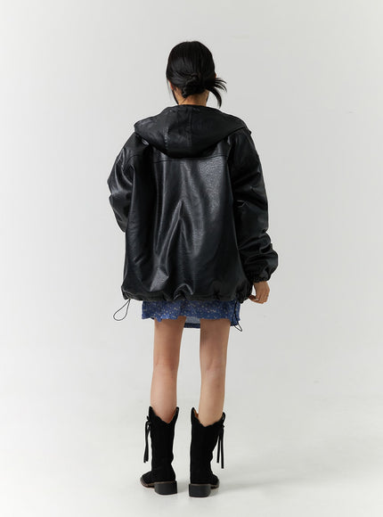 oversized-faux-leather-hooded-jacket-cn329