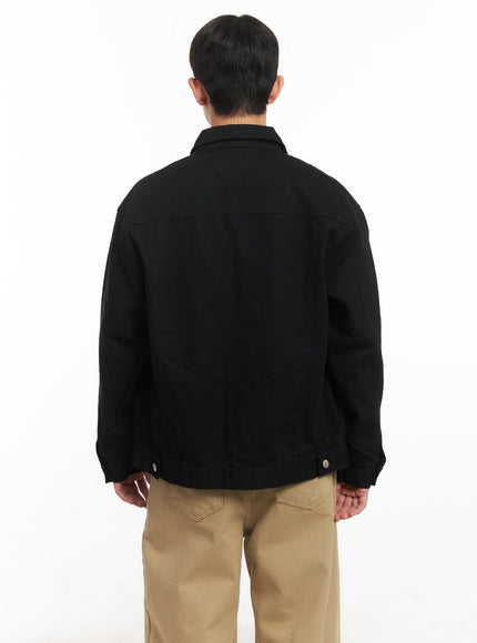 Men's Cotton Collared Jacket IM514