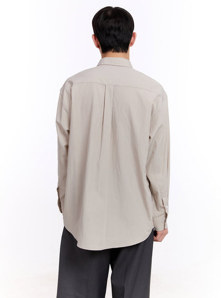 Men's Collared Long Sleeve Shirt IM512