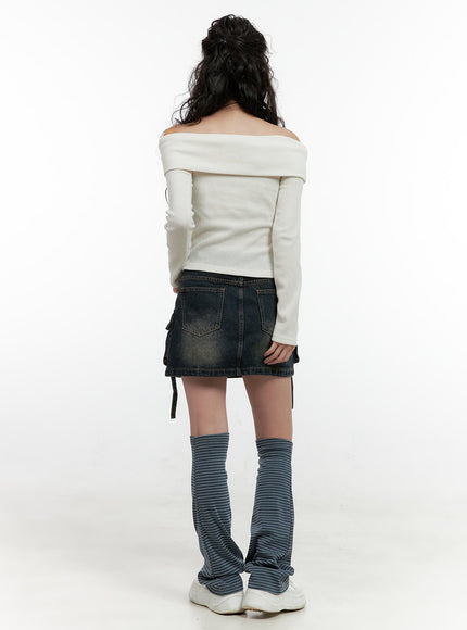 denim-buckle-mini-skirt-on404