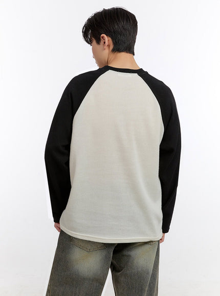 Men's Casual Graphic Long-Sleeve T-Shirt IF528