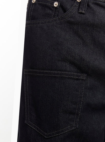 Men's Pocket Detail Denim Pants IF517