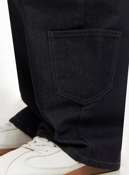 Men's Pocket Detail Denim Pants IF517