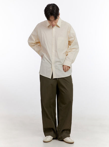 Men's Classic Wide-Fit Slacks Pants IF528