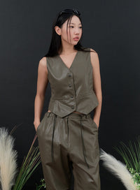 faux-leather-buttoned-vest-is306