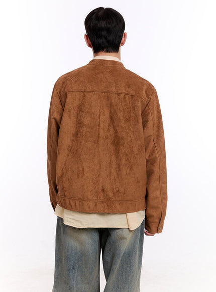 Men's Suede Biker Jacket IM512