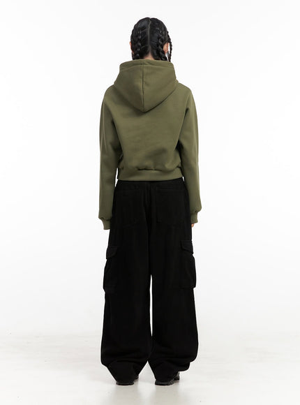 solid-wide-fit-cargo-pants-id402