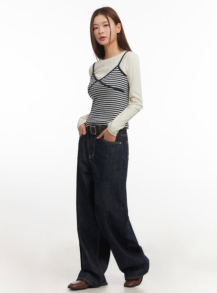 Kaylee Wide-Leg Jeans IM514