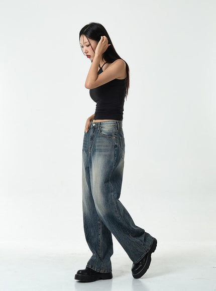 Washed Denim Pants CG10