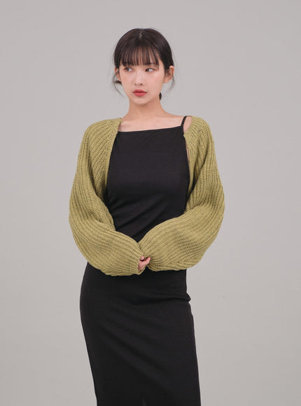 Knit Bolero Shrug C2001