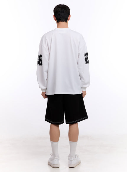 Men's V-Neck Long Sleeve Jersey Tee IM512