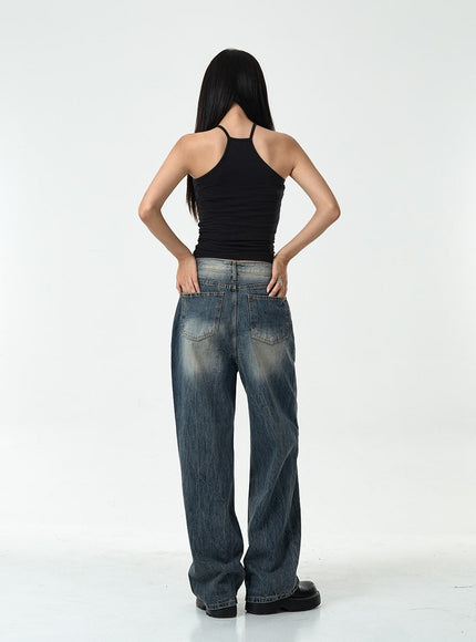 Washed Denim Pants CG10