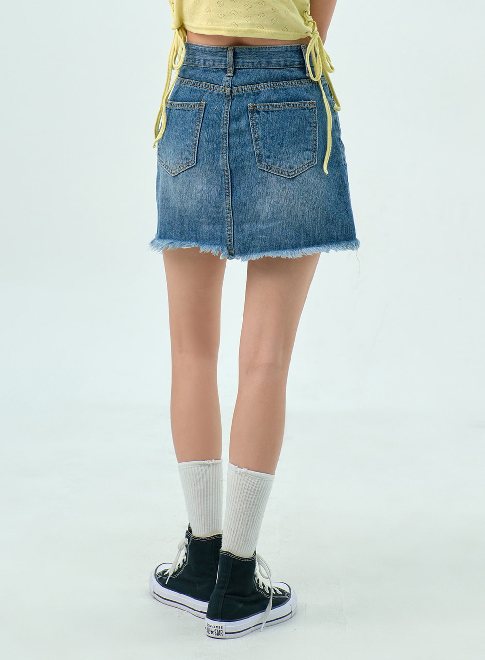 Denim Mini Skirt BY317