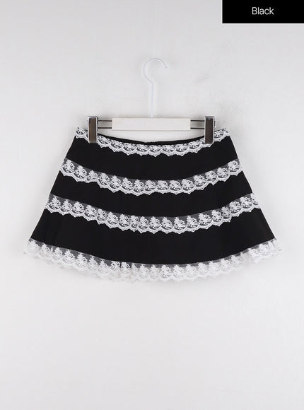 acubi-style-laced-trimmed-black-mini-skirt-id313