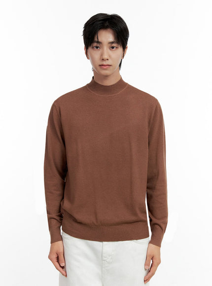 mens-classic-mock-neck-long-sleeve-shirt-in401