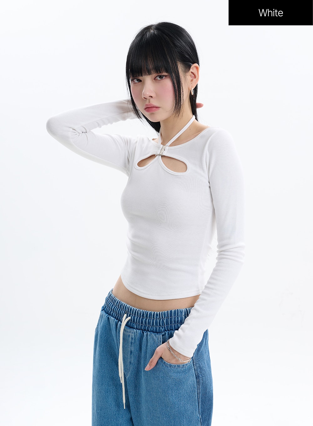 halter-cut-out-crop-long-sleeve-if413