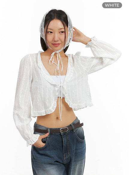 ruffle-frill-crop-cardigan-is402