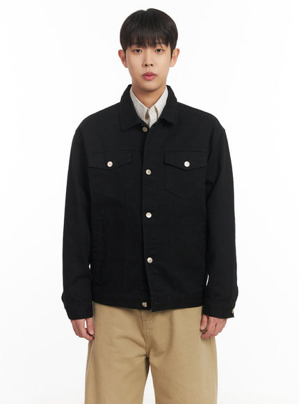 Men's Cotton Collared Jacket IM514