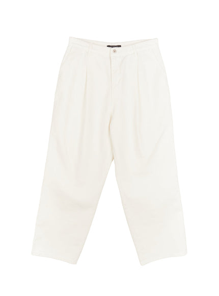 Men's Stitched Pintuck Cotton Pants IM512